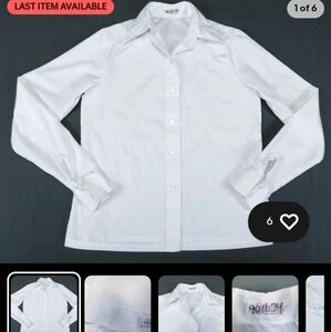woMen's White Dress Shirt